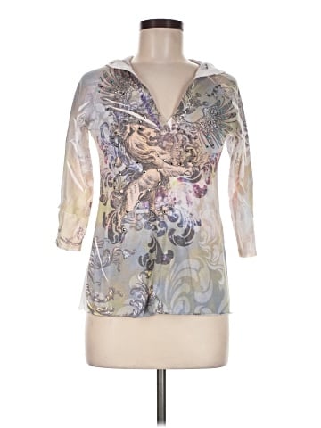 Boston Proper 3/4 Sleeve Blouse (view 1)