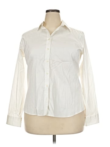 Lands' End Long Sleeve Button-Down Shirt (view 1)