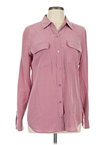Equipment Long Sleeve Blouse (view 1)