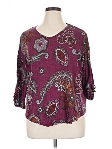 Alfred Dunner 3/4 Sleeve Blouse (view 1)