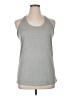 Nike 100% Polyester Gray Active Tank Size XL - photo 1