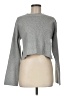 Pink Rose Gray Pullover Sweater Size M - photo 1