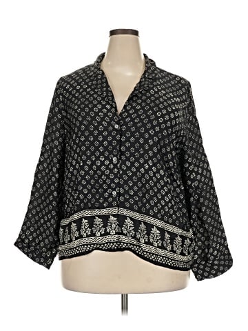 J.Crew 3/4 Sleeve Button-Down Shirt (view 1)