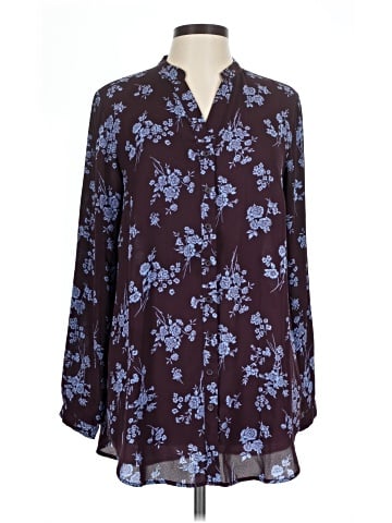 Joan Rivers Long Sleeve Blouse (view 1)