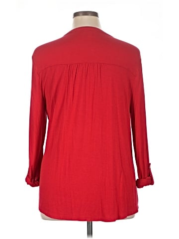 Style&Co 3/4 Sleeve Button-Down Shirt (view 2)