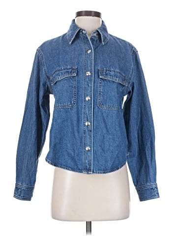 Madewell Airy Denim Shirt-Jacket (view 1)