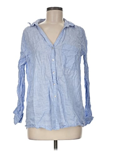 Sigrid Olsen Long Sleeve Button-Down Shirt (view 1)