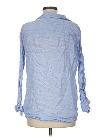 Sigrid Olsen Long Sleeve Button-Down Shirt (view 2)
