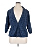 Elle 100% Polyester Polka Dots Blue Blazer Size XL - photo 1
