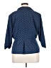 Elle 100% Polyester Polka Dots Blue Blazer Size XL - photo 2