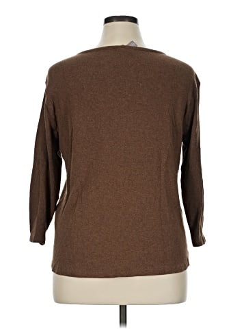 Chico's 3/4 Sleeve T-Shirt (view 2)