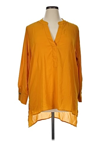 ELOQUII 3/4 Sleeve Blouse (view 1)
