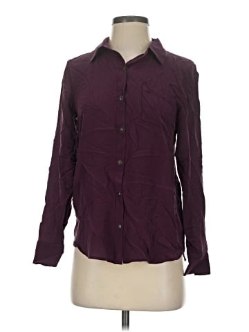 Chaser Long Sleeve Silk Top (view 1)