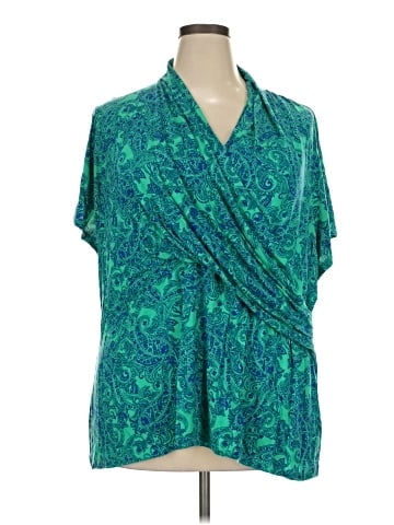 Liz Claiborne Short Sleeve Blouse (view 1)