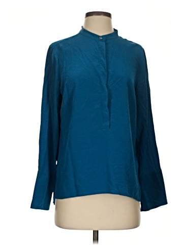 J.Crew Long Sleeve Silk Top (view 1)