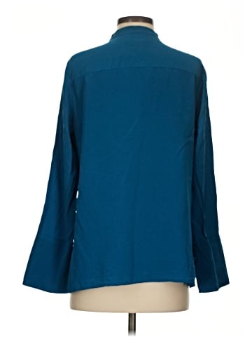 J.Crew Long Sleeve Silk Top (view 2)