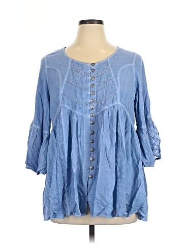Roaman's 3/4 Sleeve T-Shirt (view 1)