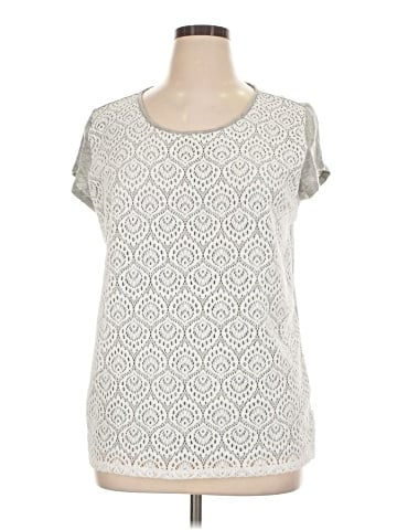 Liz Claiborne Short Sleeve Top (view 1)