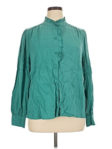 Universal Standard Long Sleeve Blouse (view 1)