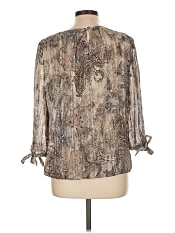 Roz & Ali 3/4 Sleeve Blouse (view 2)