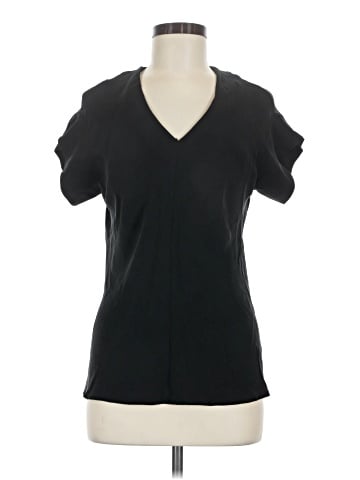 Theory Short Sleeve Silk Top (view 1)