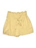Zara Basic 100% Baumwolle Yellow Shorts Size S - photo 1