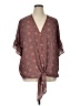 Max Studio 100% Polyester Red Kimono Size 1X - photo 1