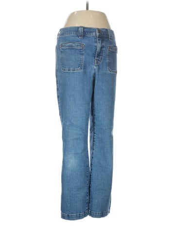 Madewell Kick Out Crop Jeans in Elkton Wash: Patch Pocket Edition (view 1)