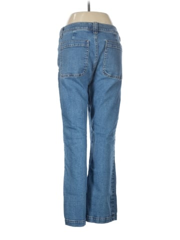 Madewell Kick Out Crop Jeans in Elkton Wash: Patch Pocket Edition (view 2)