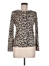 Talbots Animal Print Brown Pullover Sweater Size M - photo 1