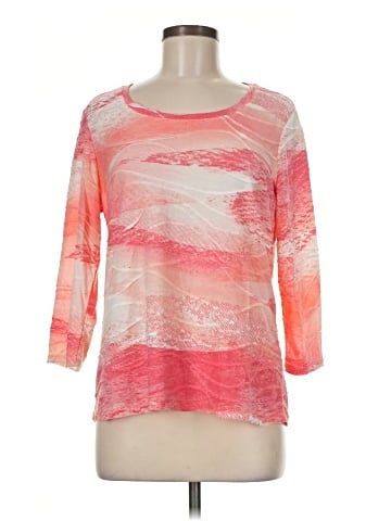 Zenergy by Chico's 3/4 Sleeve T-Shirt (view 1)
