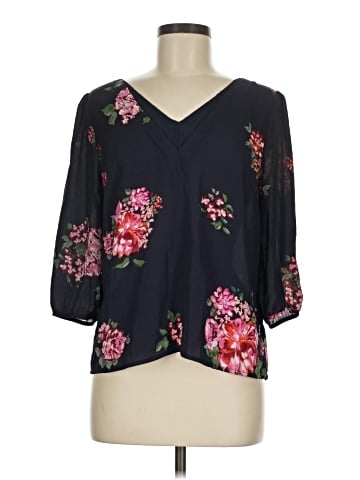 Skies Are Blue 3/4 Sleeve Blouse (view 1)