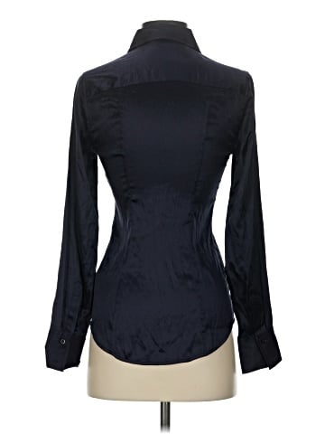 Armani Exchange Long Sleeve Silk Top (view 2)