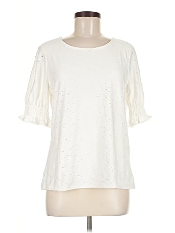Adrianna Papell Short Sleeve Blouse (view 1)