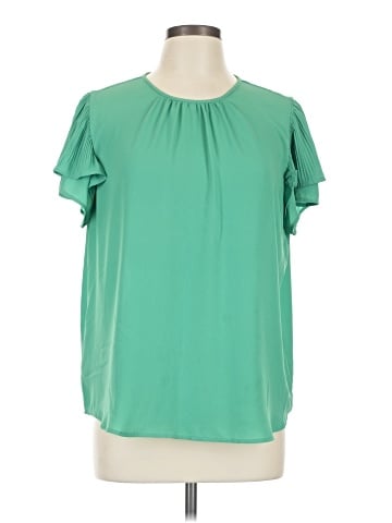 Ann Taylor Short Sleeve Blouse (view 1)
