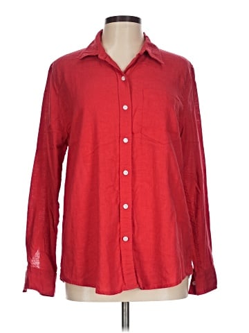 Gap Long Sleeve Button-Down Shirt (view 1)