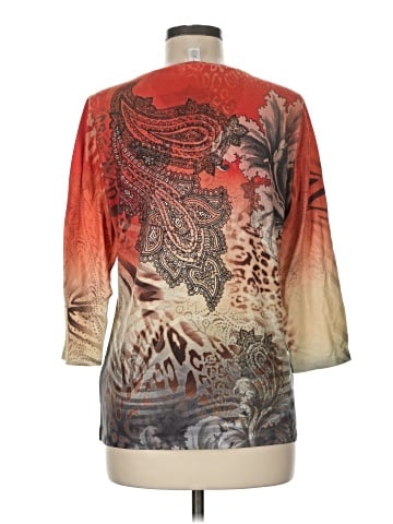 Zenergy by Chico's 3/4 Sleeve T-Shirt (view 2)