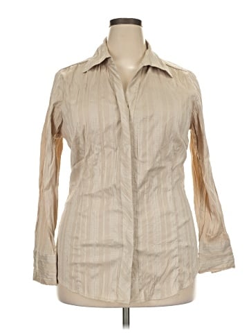 Ashley Stewart Long Sleeve Blouse (view 1)