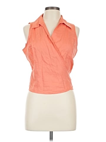 Ann Taylor LOFT Sleeveless Button-Down Shirt (view 1)