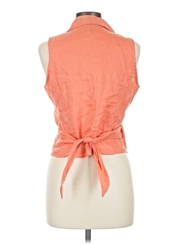 Ann Taylor LOFT Sleeveless Button-Down Shirt (view 2)