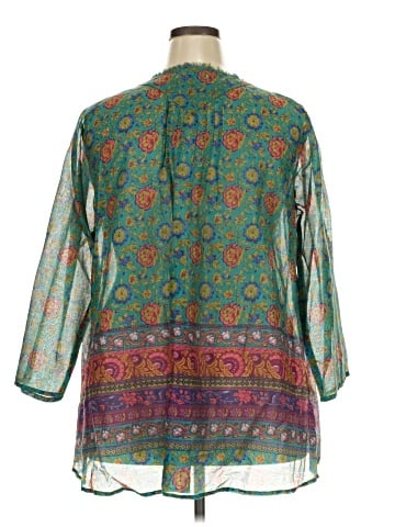 Natural Life 3/4 Sleeve Blouse (view 2)