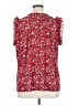 Notations Red Short Sleeve Blouse Size 1X - photo 2