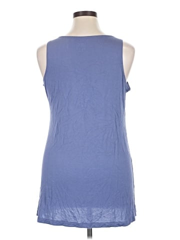 LOGO by Lori Goldstein Sleeveless T-Shirt (view 2)