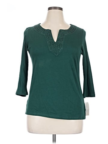 Charter Club 3/4 Sleeve T-Shirt (view 1)