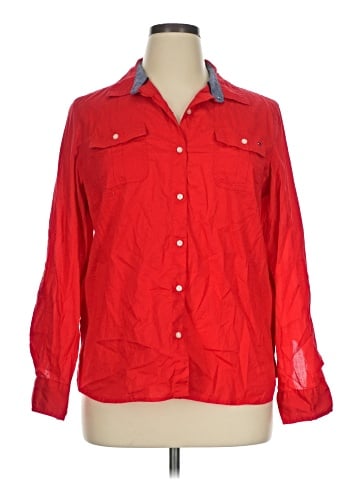 Tommy Hilfiger Long Sleeve Button-Down Shirt (view 1)