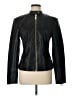 Guess 100% Polyurethane Metallic Black Jacket Size L - photo 1