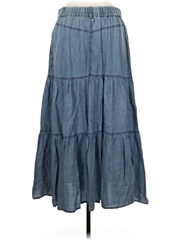 Elliott Lauren Denim Skirt (view 2)