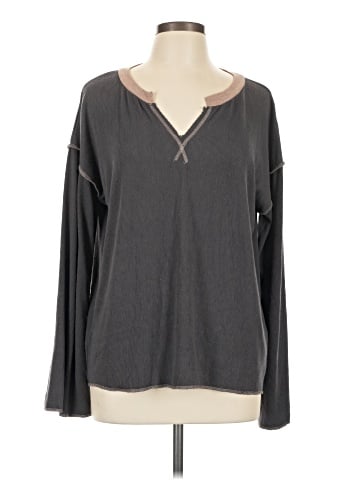 Hem & Thread Long Sleeve T-Shirt (view 1)
