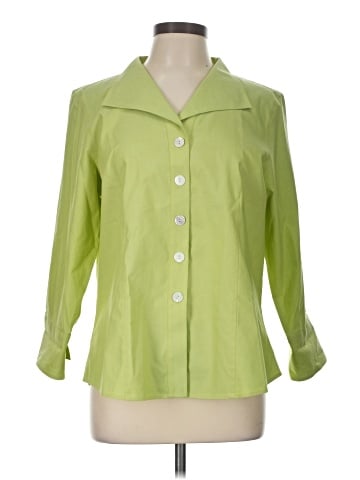 Coldwater Creek 3/4 Sleeve Button-Down Shirt (view 1)