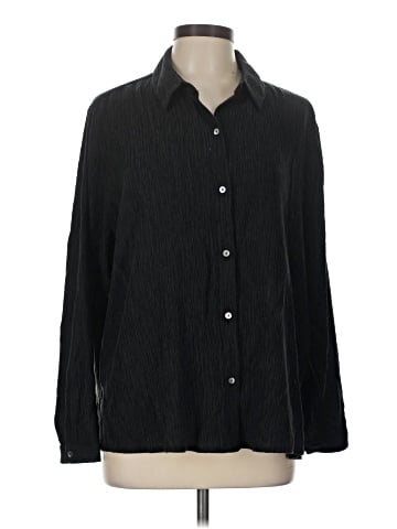 Eileen Fisher Long Sleeve Button-Down Shirt (view 1)